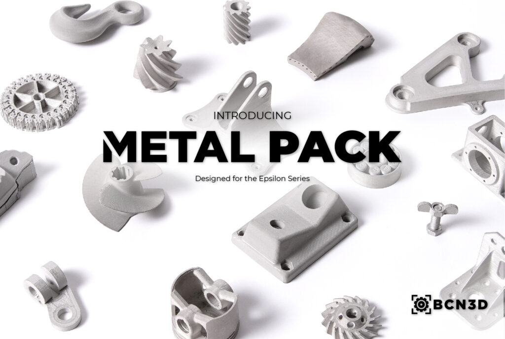 Você está visualizando atualmente Impressão 3D em Aço Inoxidável, BCN3D lança Metal Pack